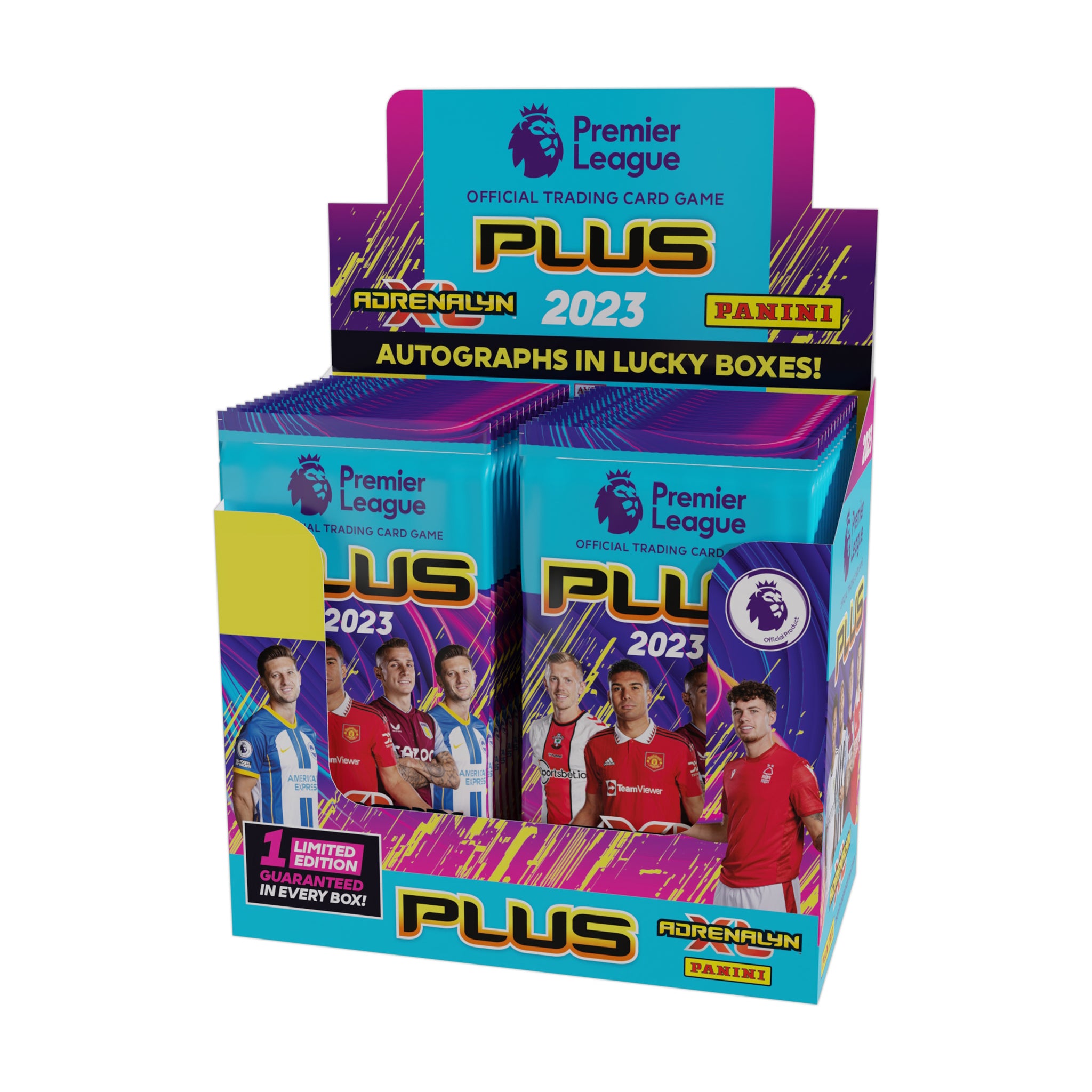 2022-23 PANINI ADRENALYN PLUS PREMIER LEAGUE CARDS - 50-PACK BOX (300 CARDS)