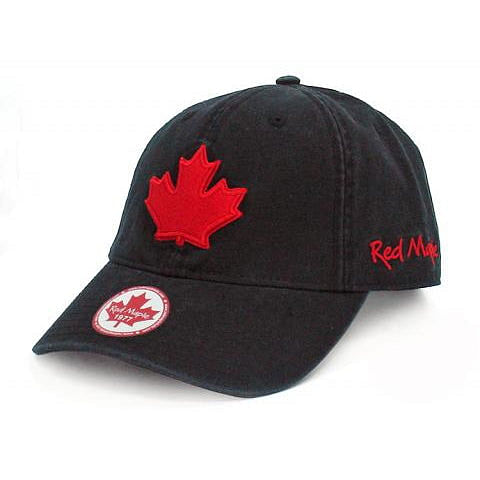 CANADA BLACK ADJUSTABLE HAT