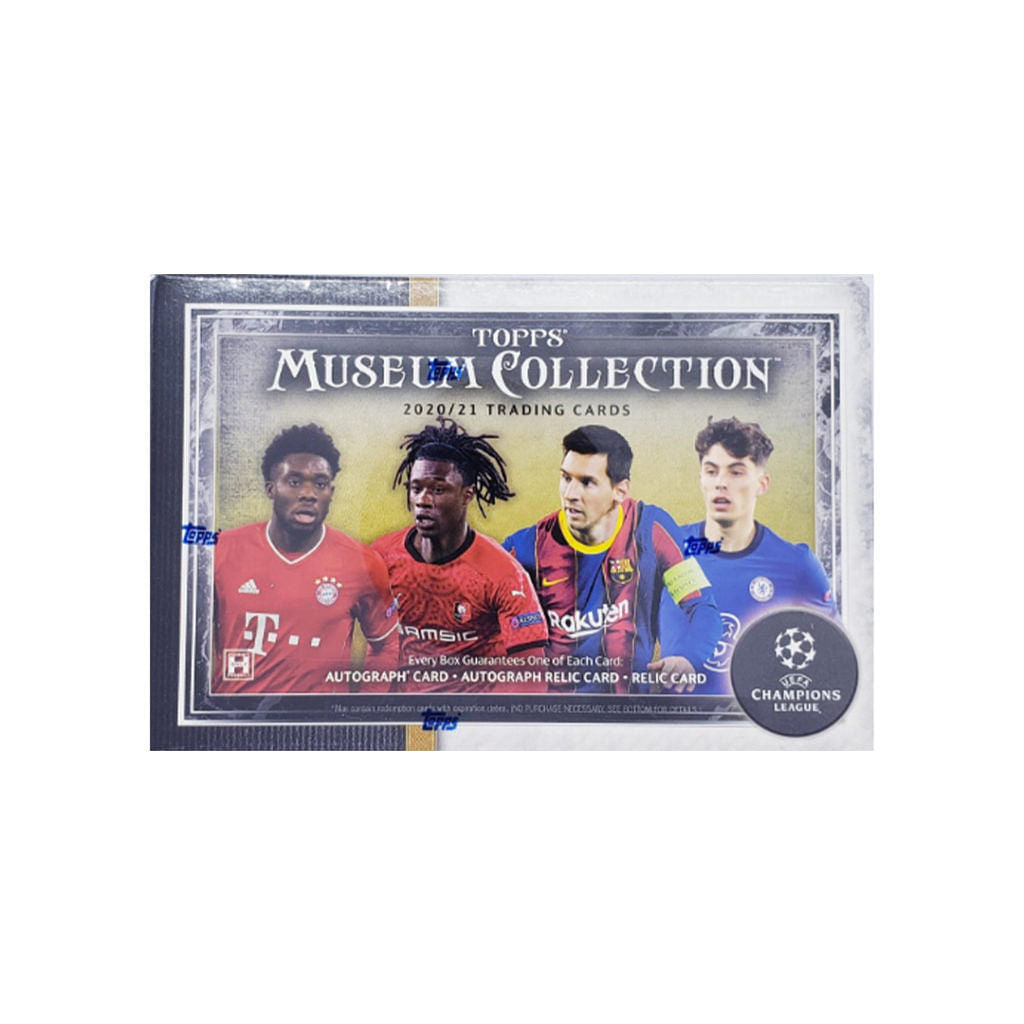 2020-21 TOPPS CHAMPIONS LEAGUE MUSEUM COLLECTION BOX