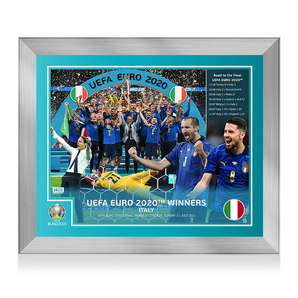 ITALY EURO 2020 PREMIUM FRAMED PHOTO