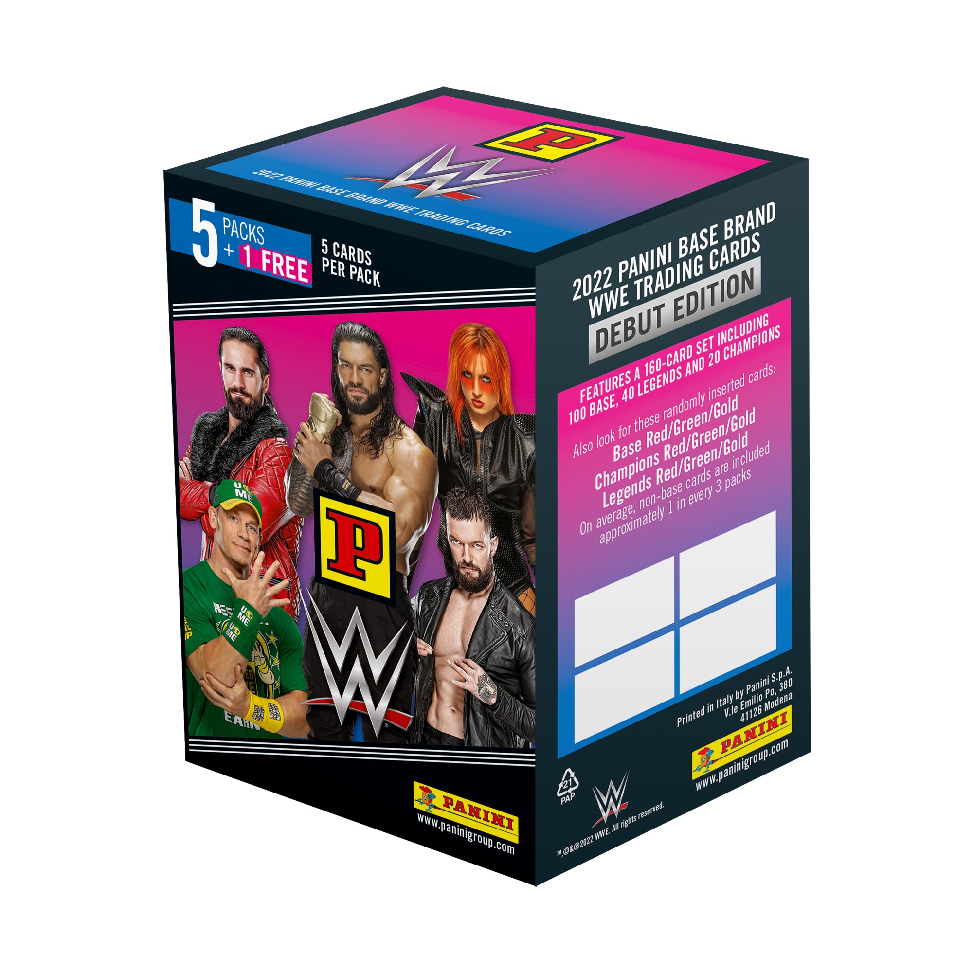 2022 PANINI DEBUT EDITION WWE CARDS - BLASTER BOX (30 CARDS)