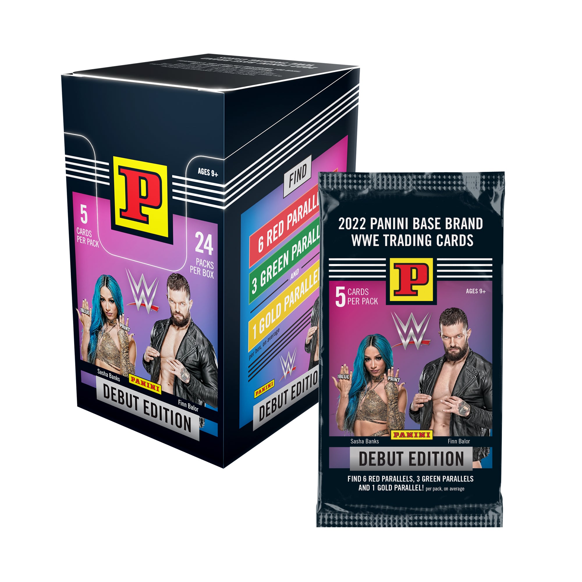 2022 PANINI DEBUT EDITION WWE CARDS - BOX (120 CARDS)