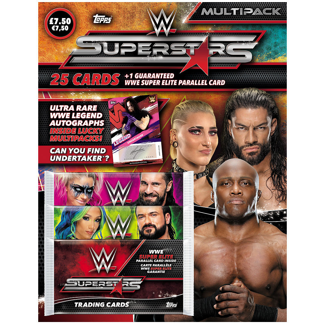 2021 TOPPS WWE SUPERSTARS CARDS MULTI-PACK A