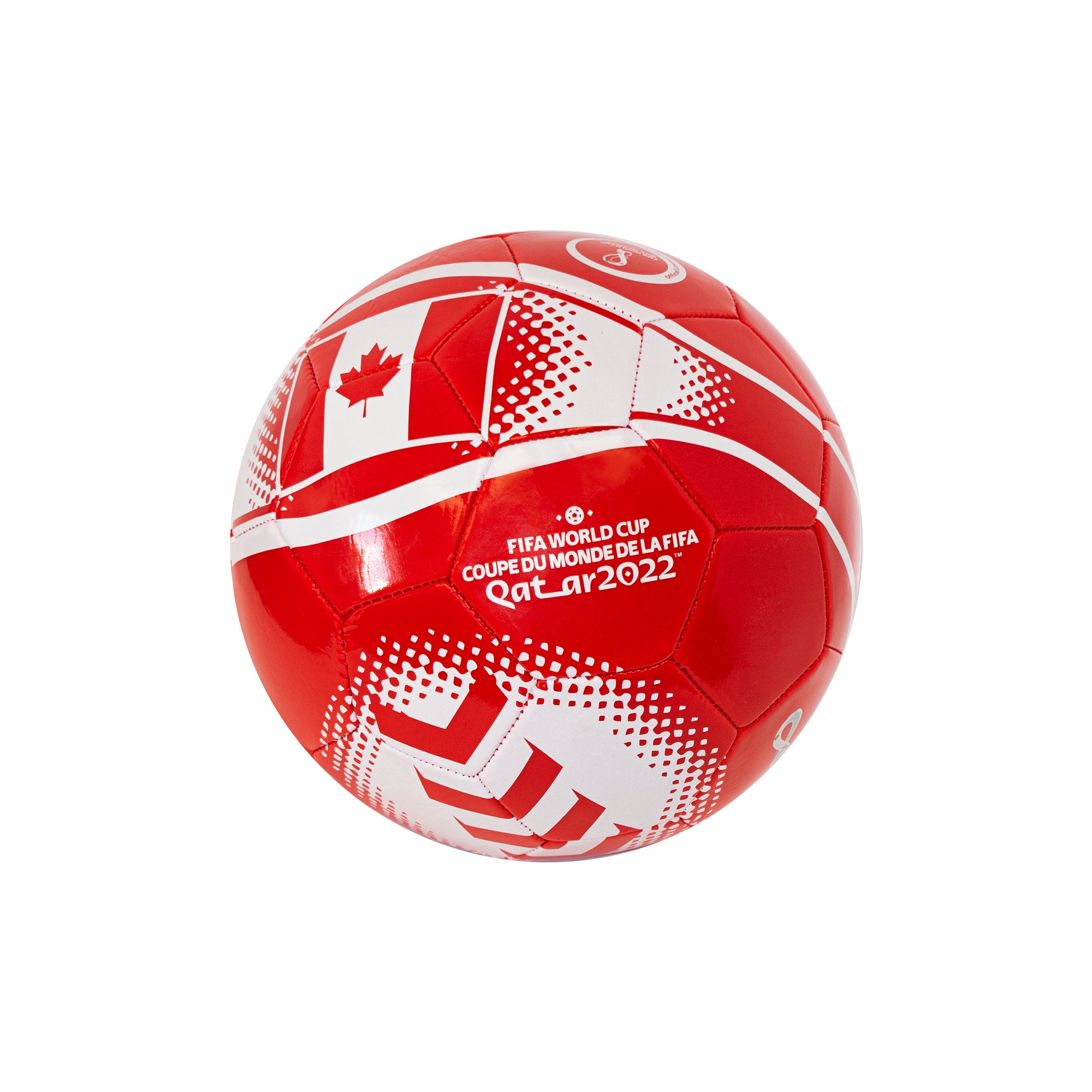 CANADA – FIFA WORLD CUP 2022 RED SOCCER BALL (SIZE 5)