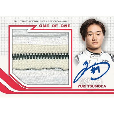 2021 TOPPS DYNASTY FORMULA 1 CARDS – BOX (1 ENCASED AUTOGRAPH PATCH CARD) (ORDER LIMIT 2)
