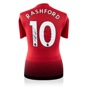 MARCUS RASHFORD AUTHENTIC SIGNED 2018-19 MANCHESTER UNITED JERSEY